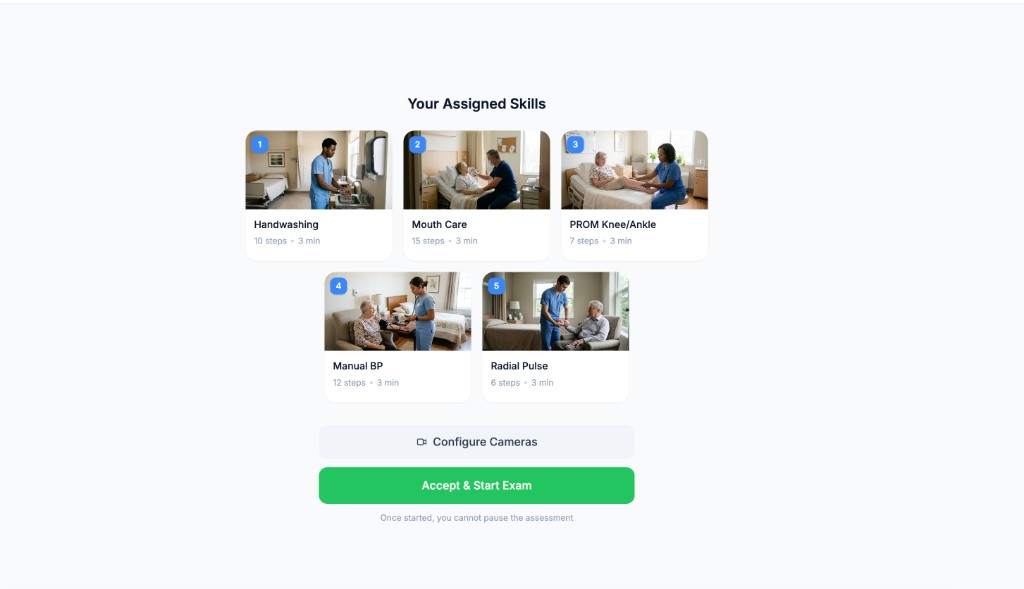 Your Assigned Skills dashboard